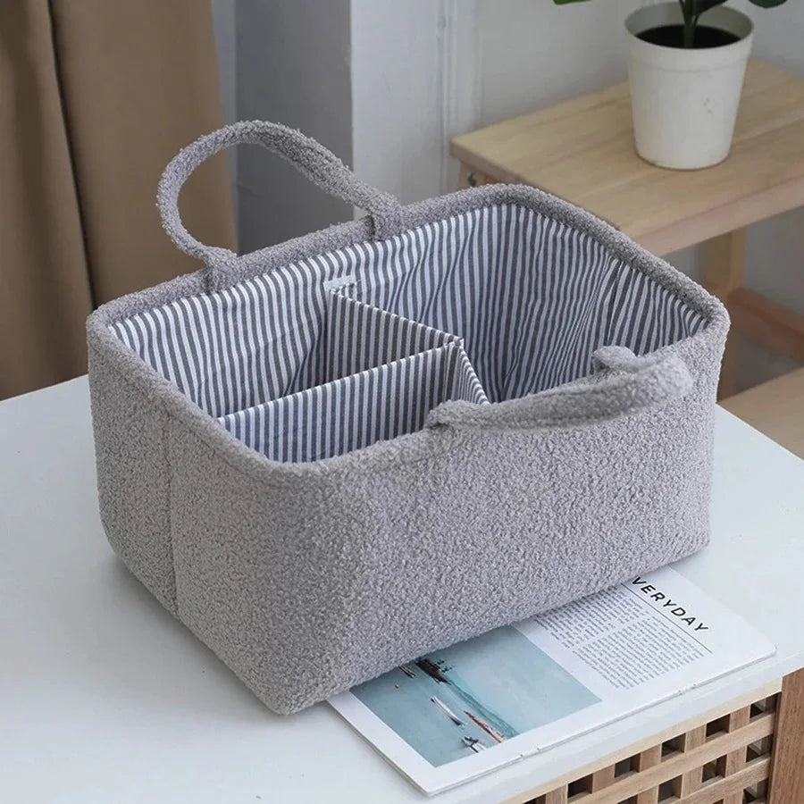 Travel Portable Mommy Bag Diaper Bag Feeding Bottle Storage Handbag Multifunctional Baby Products Organizer Basket