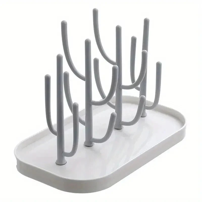 Baby Tree-shaped Milk Bottle Drain Rack, Dust-proof Milk Bottle Holder, Cup Drain Rack Easter Gift