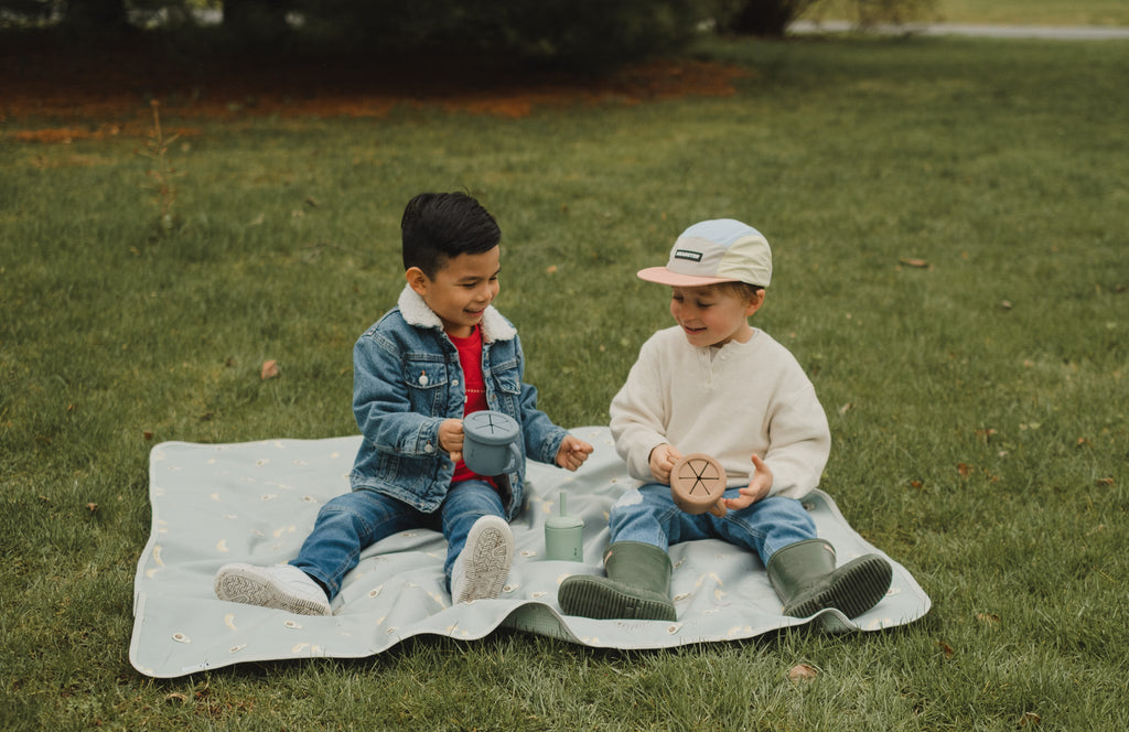 Tasse 2-en-1 en silicone pour enfant | Collation et boisson