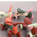 1Pcs Simulation Mini Cute Kids Balance Car Four-wheeled Baby Sliding Scooter Ornament Creative Assembly Children's Car Toy Gift
