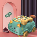 Baby Storyteller Electric Toy Children's Educational Early Learning Simulated Telephone Car Model with Light Music